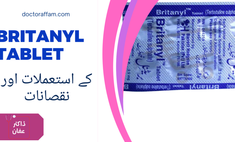 Britanyl Tablet uses in urdu