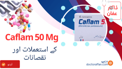 Caflam 50 Mg Uses in Urdu