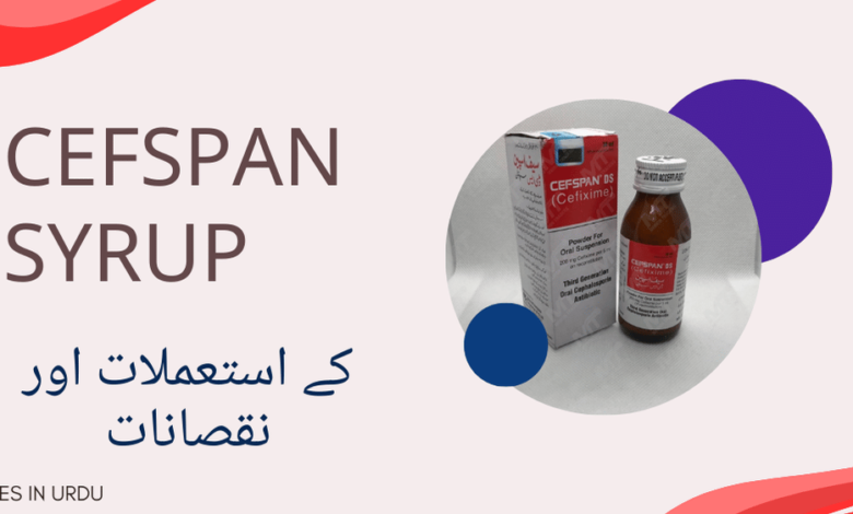 Cefspan Syrup uses in urdu