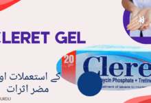 Cleret Gel uses in urdu