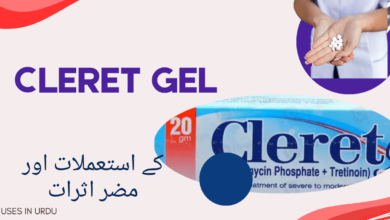 Cleret Gel uses in urdu