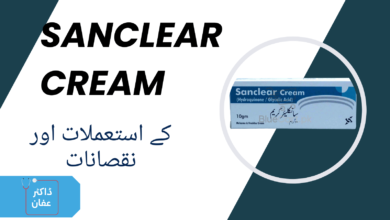 Sanclear Cream in urdu