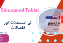 Sinaxamol Tablet uses in urdu