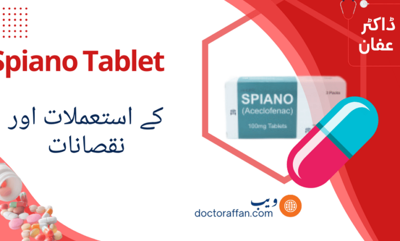 Spiano Tablet uses in urdu